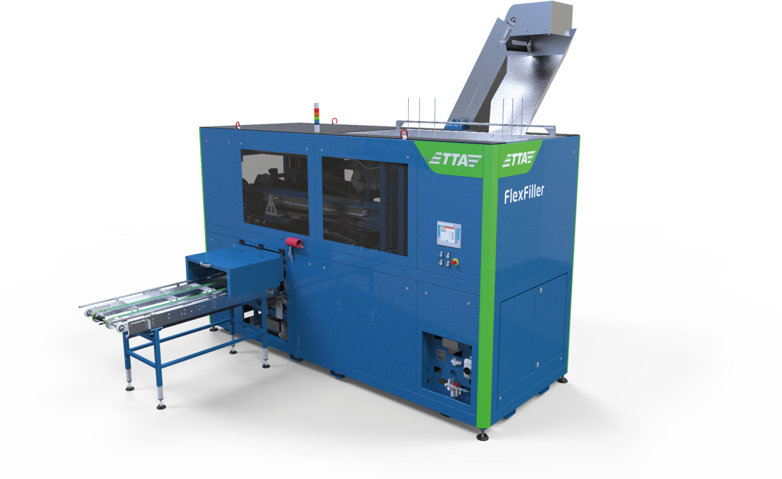 Automated substrate filling system for pots and trays, the TTA-ISO FlexFiller.