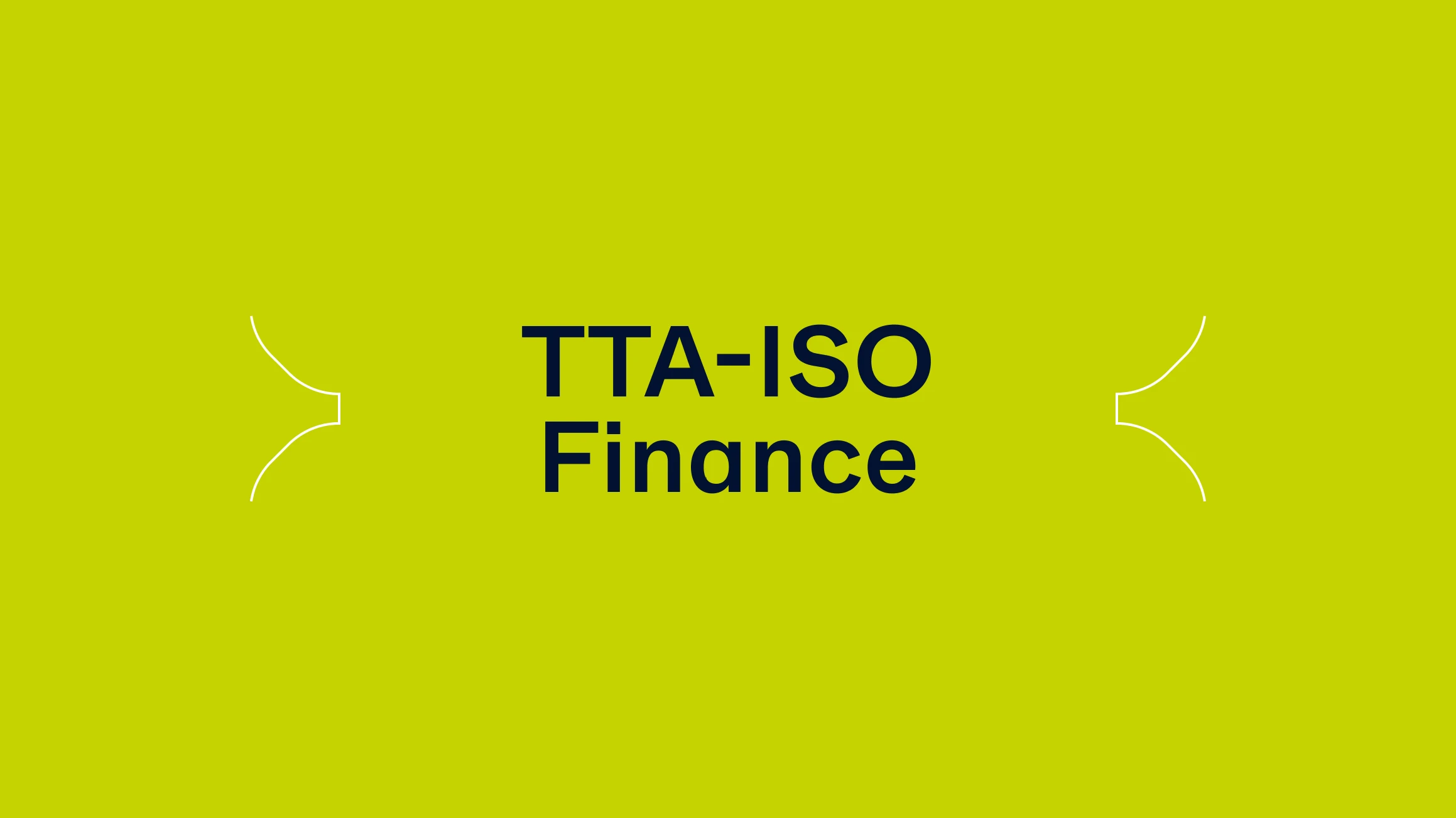 Introducing: Finance by TTA-ISO